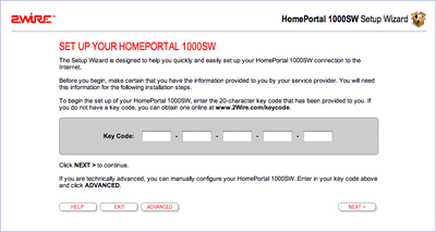 HomePortal Setup Wizard