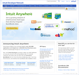 Intuit Developer Network Site