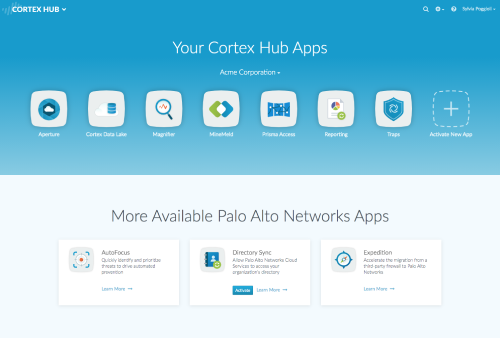 Cloud Services Portal